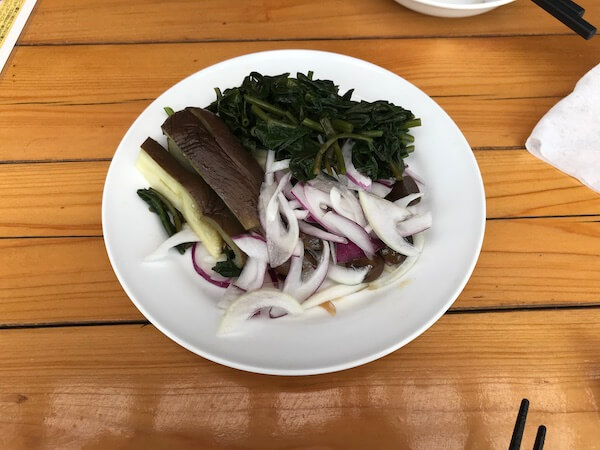 カレー前　野菜