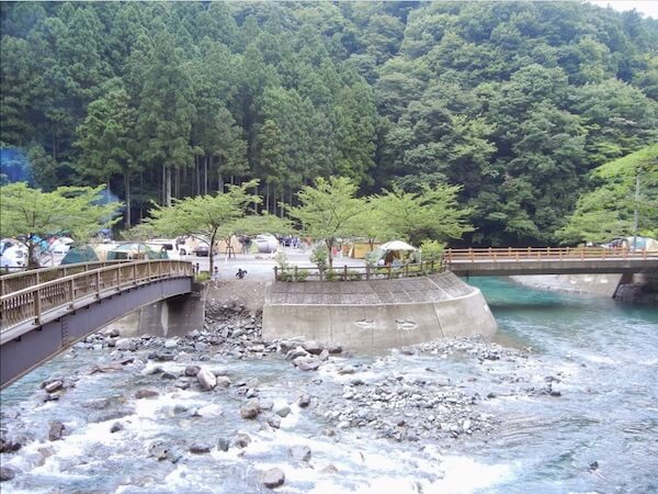 神之川キャンプマス釣り場