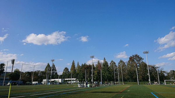 相模原市内にある横山公園の写真です。