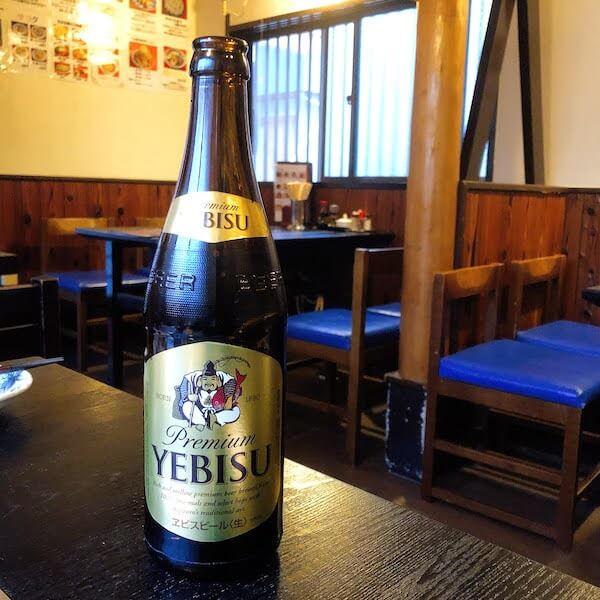 小田急相模原駅にある中華料理店「宋将」の瓶ビール写真です。